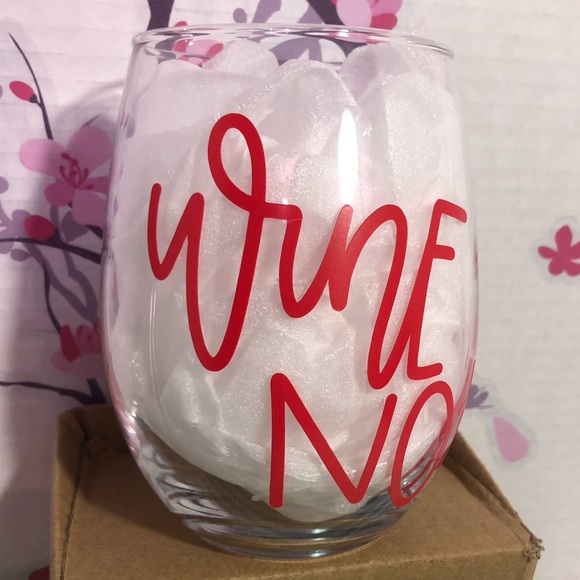 2-New-WINE GLASS***WINE NOT ? ***
Handmade - Picture 1 of 4